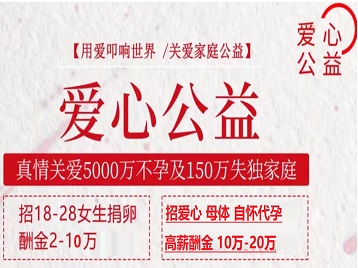 武都捐卵助孕生子 爱心志愿者招募